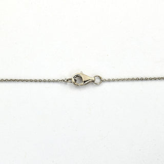 Diamantcollier aus 585 Gelb- und Weißgold, nachhaltiger second hand Schmuck perfekt aufgearbeitet