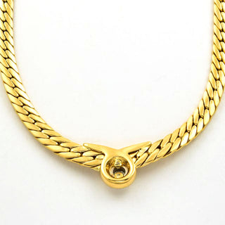 Brillantcollier aus 750 Gelb- und Weißgold, nachhaltiger second hand Schmuck perfekt aufgearbeitet