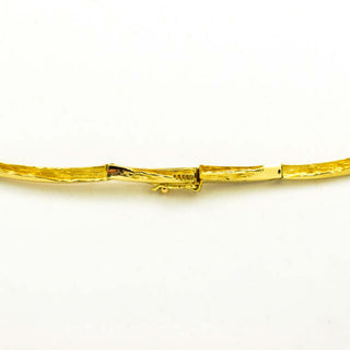 Brillantcollier aus 585 Gelb- und Weißgold, nachhaltiger second hand Schmuck perfekt aufgearbeitet