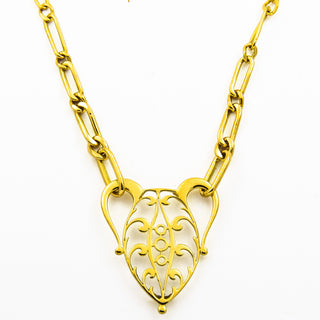 Collier aus 750 Gelbgold, 60cm, nachhaltiger second hand Schmuck perfekt aufgearbeitet