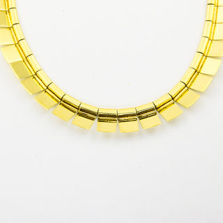 Collier aus 585 Gelbgold, nachhaltiger second hand Schmuck perfekt aufgearbeitet