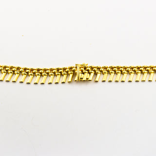 Collier aus 585 Gelbgold, nachhaltiger second hand Schmuck perfekt aufgearbeitet