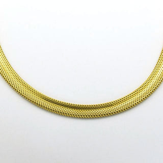 Collier aus 585 Gelbgold, nachhaltiger second hand Schmuck perfekt aufgearbeitet