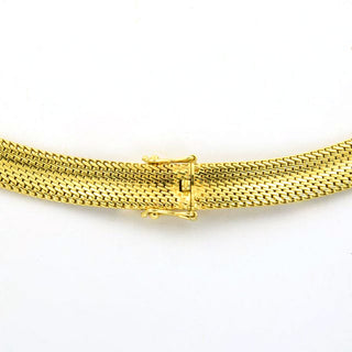 Collier aus 585 Gelbgold, nachhaltiger second hand Schmuck perfekt aufgearbeitet