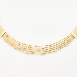 Collier aus 585 Gelbgold, nachhaltiger second hand Schmuck perfekt aufgearbeitet