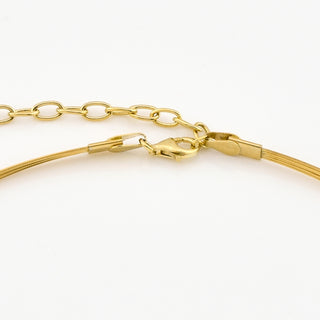 Collier aus 585 Gelbgold, nachhaltiger second hand Schmuck perfekt aufgearbeitet