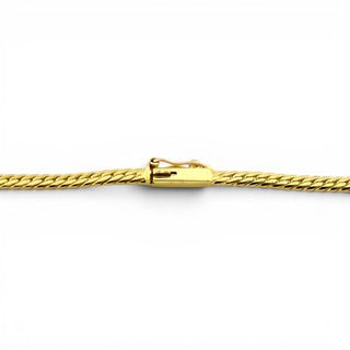 Brillantcollier aus 585 Gelbgold, nachhaltiger second-hand Schmuck perfekt aufgearbeitet