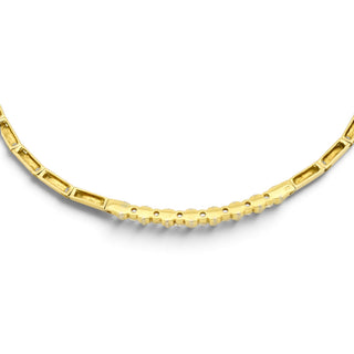 Brillantcollier aus 750 Gelbgold, nachhaltiger second-hand Schmuck perfekt aufgearbeitet