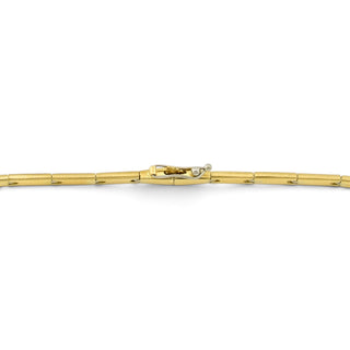Brillantcollier aus 750 Gelbgold, nachhaltiger second-hand Schmuck perfekt aufgearbeitet
