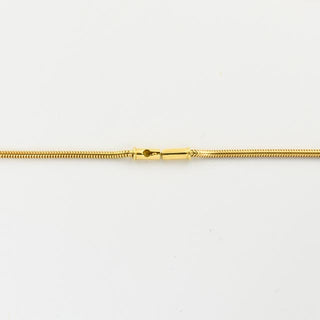 Collier aus 750 Gelbgold mit Opal und Brillant, nachhaltiger second hand Schmuck perfekt aufgearbeitet