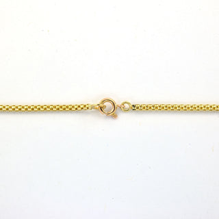 Perlencollier aus 585 Gelbgold, nachhaltiger second hand Schmuck perfekt aufgearbeitet