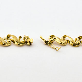 Collier aus 585 Gelbgold, nachhaltiger second hand Schmuck perfekt aufgearbeitet