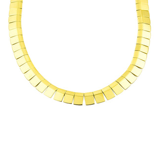 Collier aus 585 Gelbgold, nachhaltiger second hand Schmuck perfekt aufgearbeitet