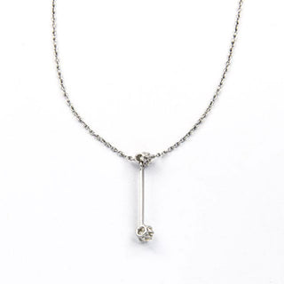 Diamantcollier aus 950 Platin, nachhaltiger second hand Schmuck perfekt aufgearbeitet
