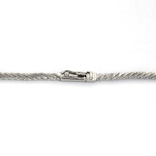 Brillantcollier aus 750 Weißgold mit Diamant, nachhaltiger second hand Schmuck perfekt aufgearbeitet