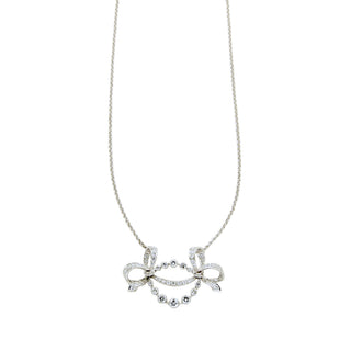 Brillantcollier aus 750 Weißgold, nachhaltiger second-hand Schmuck perfekt aufgearbeitet