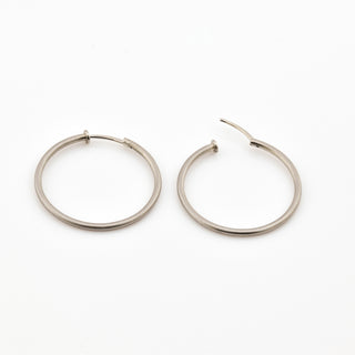 Creolen aus 950 Platin, nachhaltiger second hand Schmuck perfekt aufgearbeitet