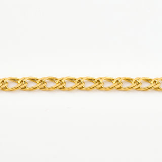 Doppelpanzerarmband aus 585 Gelbgold, nachhaltiger second hand Schmuck perfekt aufgearbeitet