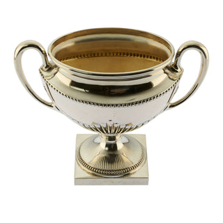 E. Goldschmidt Zuckerdose Queen Anne aus 800 Silber, nachhaltiger second hand Schmuck perfekt aufgearbeitet