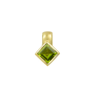 An-/Einhänger aus 585 Gelbgold mit Peridot, nachhaltiger second hand Schmuck perfekt aufgearbeitet