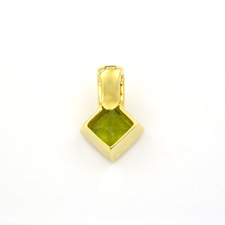 An-/Einhänger aus 585 Gelbgold mit Peridot, nachhaltiger second hand Schmuck perfekt aufgearbeitet