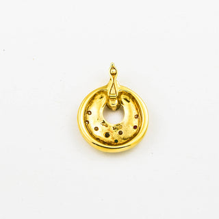 Quinn An-/Einhänger aus 585 Gelbgold mit Rubin, Saphir und Smaragd, nachhaltiger second hand Schmuck perfekt aufgearbeitet