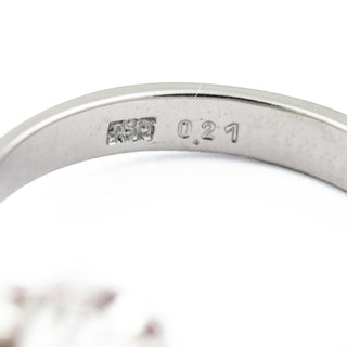 Saphirring aus 585 Weißgold mit Brillant, nachhaltiger second hand Schmuck perfekt aufgearbeitet