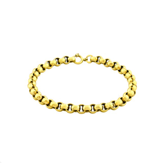 Erbsarmband aus 585 Gelbgold, nachhaltiger second hand Schmuck perfekt aufgearbeitet