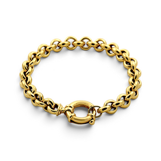 Erbsarmband aus 585 Gelbgold, nachhaltiger second-hand Schmuck perfekt aufgearbeitet