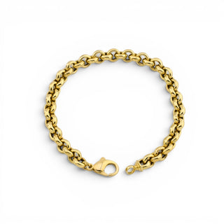 Erbsarmband aus 585 Gelbgold, nachhaltiger second-hand Schmuck perfekt aufgearbeitet
