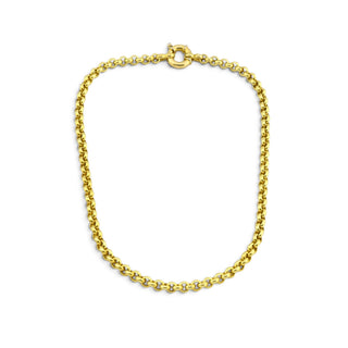 Erbskette aus 585 Gelbgold, nachhaltiger second-hand Schmuck perfekt aufgearbeitet