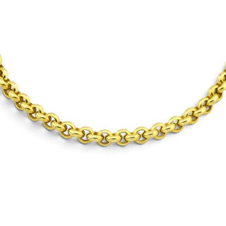Erbskette aus 585 Gelbgold, nachhaltiger second-hand Schmuck perfekt aufgearbeitet