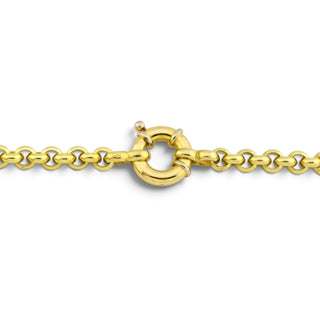 Erbskette aus 585 Gelbgold, nachhaltiger second-hand Schmuck perfekt aufgearbeitet