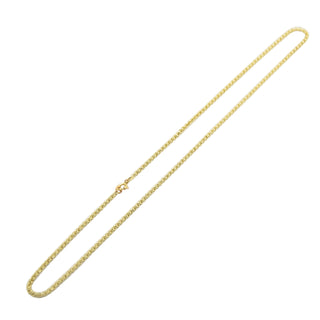 Erbskette aus 585 Gelbgold, nachhaltiger second hand Schmuck perfekt aufgearbeitet