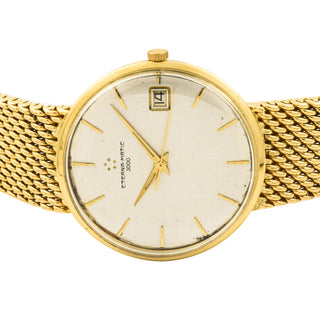 Eterna Matic 3000 Automatik mit Datumsanzeige und Zentralsekunde, gebrauchte Luxusuhr im Top-Zustand