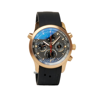 Eterna Herrenarmbanduhr Porsche Design PTR Dashboard mit Chronograph, Datumsanzeige und Doppelchronograph und Chronometer, Kleine Sekunde und Leuchtindizes, gebrauchte Luxusuhr im Top-Zustand