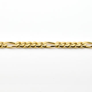 F. Binder Figaroarmband aus 585 Gelbgold, nachhaltiger second hand Schmuck perfekt aufgearbeitet
