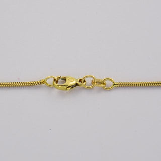 F. Binder Kette mit Brillantanhänger aus 585 Gelbgold, nachhaltiger second hand Schmuck perfekt aufgearbeitet