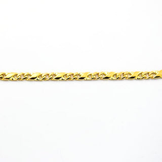 FBM Armband aus 585 Gelb- und Weißgold, nachhaltiger second hand Schmuck perfekt aufgearbeitet