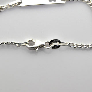 FBM Identitätsarmband aus 925 Silber, nachhaltiger second hand Schmuck perfekt aufgearbeitet