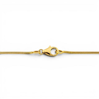 FBM Kette mit Anhänger aus 750 Gelb- und Weißgold mit Brillant, nachhaltiger second-hand Schmuck perfekt aufgearbeitet