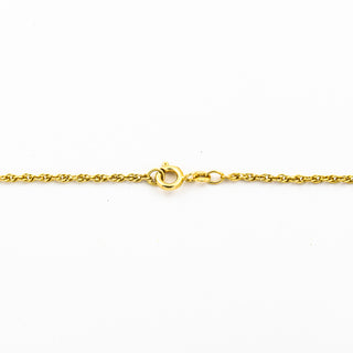 FBM Kette mit Anhänger aus 585 Gelbgold mit Koralle, nachhaltiger second hand Schmuck perfekt aufgearbeitet