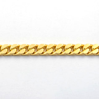 FBM Panzerarmband aus 585 Gelbgold, nachhaltiger second hand Schmuck perfekt aufgearbeitet