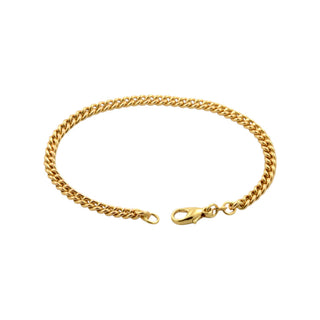 FBM Panzerarmband aus 585 Gelbgold, nachhaltiger second hand Schmuck perfekt aufgearbeitet