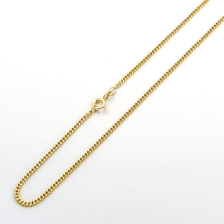 FBM Panzerkette aus 585 Gelbgold, nachhaltiger second hand Schmuck perfekt aufgearbeitet