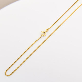 FBM Panzerkette aus 585 Gelbgold, nachhaltiger second hand Schmuck perfekt aufgearbeitet