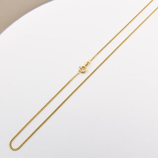 FBM Panzerkette aus 585 Gelbgold, nachhaltiger second hand Schmuck perfekt aufgearbeitet