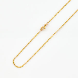 FBM Panzerkette aus 585 Gelbgold, nachhaltiger second hand Schmuck perfekt aufgearbeitet