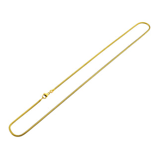 FBM Schlangenkette aus 585 Gelbgold, nachhaltiger second-hand Schmuck perfekt aufgearbeitet