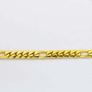Figaroarmband aus 585 Gelbgold, nachhaltiger second hand Schmuck perfekt aufgearbeitet